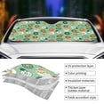 thumbnail image 5 of Bingfone Christmas Donuts Car Windshield Sun Shade Protector Keep Your Vehicle Cool Sun Shield Visor Cover Foldable-Medium, 5 of 9