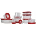 thumbnail image 2 of Rubbermaid Premier 28-Piece Food Storage Set, Red, 2 of 2