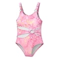 thumbnail image 7 of CAIXIA Girls One Piece Swimsuit Tie-Straps Girls Bathing Suit Cut Out Ruched Girls Swimsuits Size 10-12 Lightweight Girls Swimwear,7 -8, 7 of 7