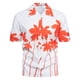 thumbnail image 2 of Camisa de verano para hombre con un solo pecho, ajuste informal, manga corta, cuello vuelto, camisa holgada para hombre, 2 of 5