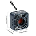 thumbnail image 2 of Altavoz inalámbrico Mecha transparente, compatible con Bluetooth, carga USB tipo C 5,1, 2 of 9