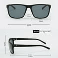 thumbnail image 4 of Rulwuck Men's True Film Polarized Sunglasses, Lightweight Sunglasses with UV Protection Function, Men's Sports Elastic Paint TAC Sunglasses, Suitable for Golf, Hiking, Fishing and Driving, 4 of 5