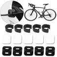 thumbnail image 4 of Juego de 5 abrazaderas fijas para cables de bicicleta, conversión de sillín, tubo de aceite, soporte de fijación para cuadro, color negro, 4 of 11