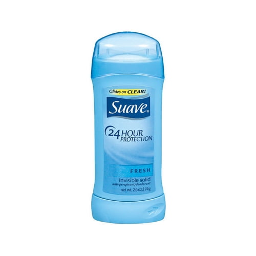 Suave AntiPerspirant Deodorant Invisible Solid, Fresh 2.6 Oz, 2 Pack