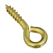 National Hardware #212 Brass Small Screw Eye (7 Ct.) N118-711