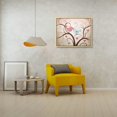 thumbnail image 3 of COMIO Living Room Wall Decor 16x12in / 20x16in Birds on Branch Abstract Heart Shapes Nature Environment Ornate Romance 20x16in, 3 of 5