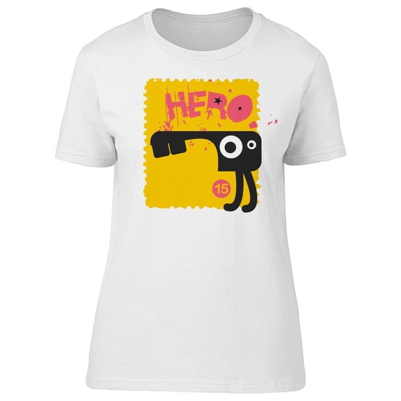 Hero, Cool & Cute Funny Monster T-Shirt Women -Image by Shutterstock, Female x-Large