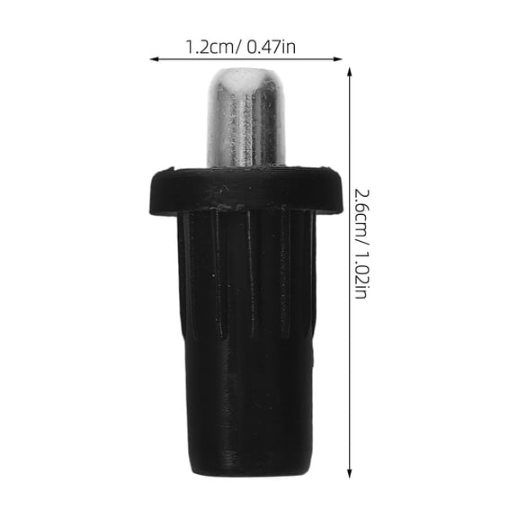 Hemobllo 50PCS Spring Loaded Pin Door Damper Iron Multi for Cabinet Doors Office Use