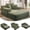 Green, variant on CARZZI LIFE Chaise Lounge Sofa Chair Indoor, Oversized Corduroy Upholstered Boneless Sofa Bed, Deep Seat Sleeper Couch Reading Chair for Living Room, No Assembly Required (Grey)