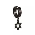 thumbnail image 3 of RSAMD Gothic Black Stainless Steel Ear Clip Multi-shape Pendant Earrings Punk Ear HoJO-A17, 3 of 9