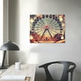 thumbnail image 4 of Orinice Ferris Wheel Bokeh Lights Fine Art Aesthetic Poster & Print Wall Painting for Classroom Kitchen Office Farmhouse Bathroom Room Decor Pictures Wall Art Painting Canvas, 4 of 6