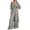 Light Gray, variant on Women's Casual Summer Wide Leg Jumpsuit and Jacket Lightweight Two Piece Plus Size Ensemble Black S
