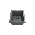 thumbnail image 3 of Bocchi 1608-0126 Campino Uno 16" Undermount Single Basin Granite Bar Sink - Grey, 3 of 7
