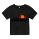 thumbnail image 3 of Camiseta de verano para niños y niñas de 2 a 14 años, de manga corta, ropa informal estampada, camisetas para niños, 3 of 5