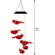 thumbnail image 2 of 1 Uds luz colgante Solar-pájaro rojo Adepaton CPB-US-DYP521-3, 2 of 5