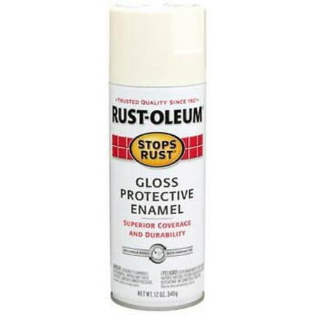 Stops Rust 12 OZ Canvas White Spray Enamel VOC Compliant