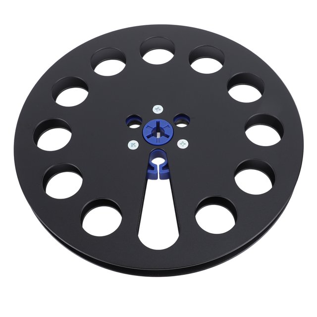 Carrete de Cinta Vacío de 1/4 de 7 Pulgadas, Placa vacía de Abridor de Piezas de Máquina de Aperta Universal, Carrete de Recogida Vacío de Aliacio de Aluminio para Carrete,