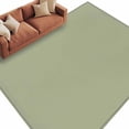 thumbnail image 2 of Sage Green Area Rugs 5x8 for Living Room, Farmhouse Solid Green Color Modern Art Non Slip Washable Rug Runner, Low Pile Indoor Floor Carpet Mat Bathroom Rugs for Bedroom, Kids Room, 2 of 9