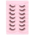 thumbnail image 6 of False Lashes Natural Look False Eyelashes Natural Lashes Wispy Eyelashes Fake Eyelashes Strip Lashes Fake Lashes 14mm Lashes D37, 6 of 7