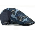 thumbnail image 4 of CoCopeaunts Beret Hats for Men Summer Sun Breathable Men Trucker Mesh Cap Adjustable Camouflage Ivy Flat Cap Newsboy Hat, 4 of 7