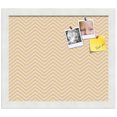 thumbnail image 2 of PinPix ArtToFrames 12x10 Custom Cork Bulletin Board    Poster Board Has a Fabric Style Canvas Finish, Framed in Satin White Frame (PinPix-263), 2 of 5