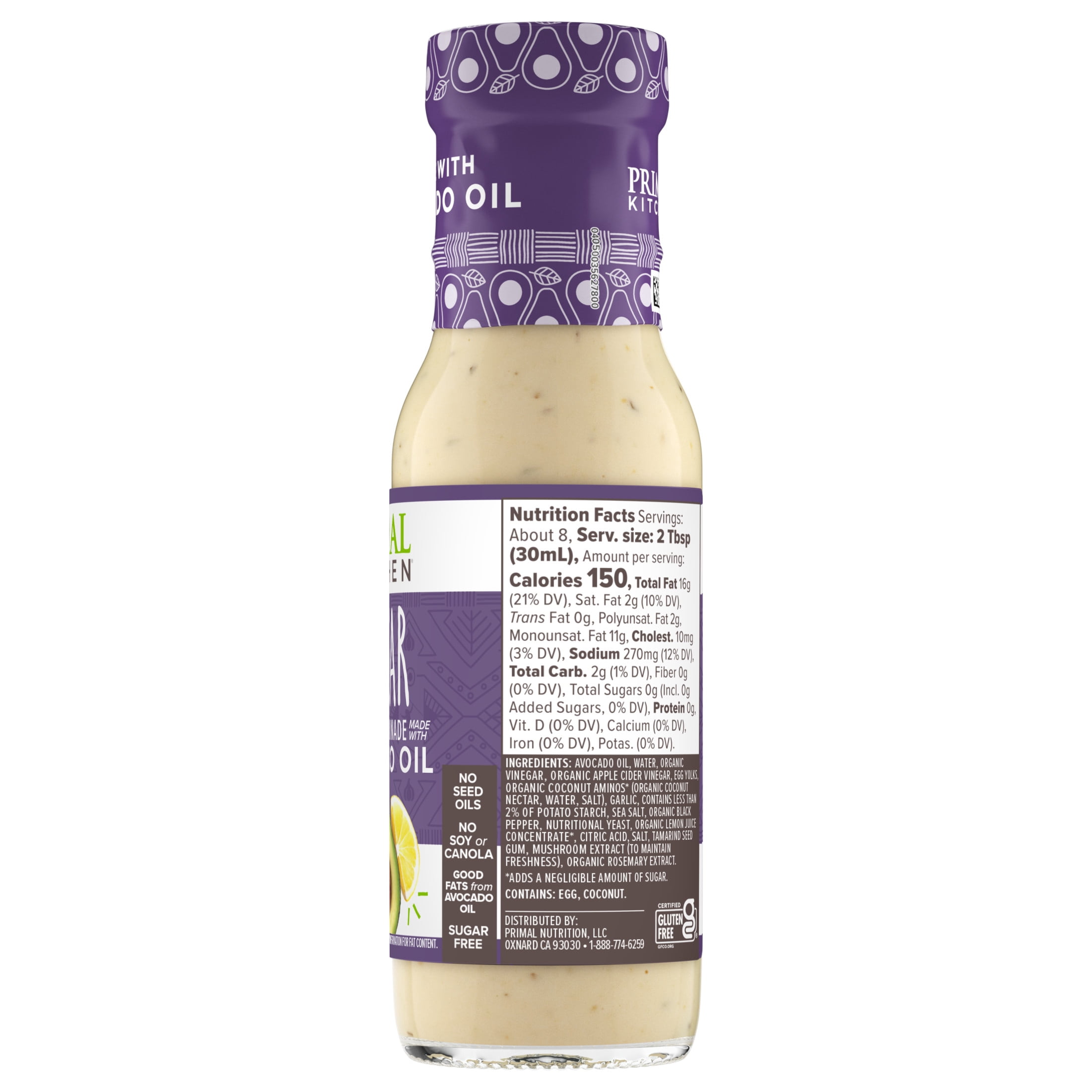 Primal Kitchen Caesar Dressing & Marinade 8 oz