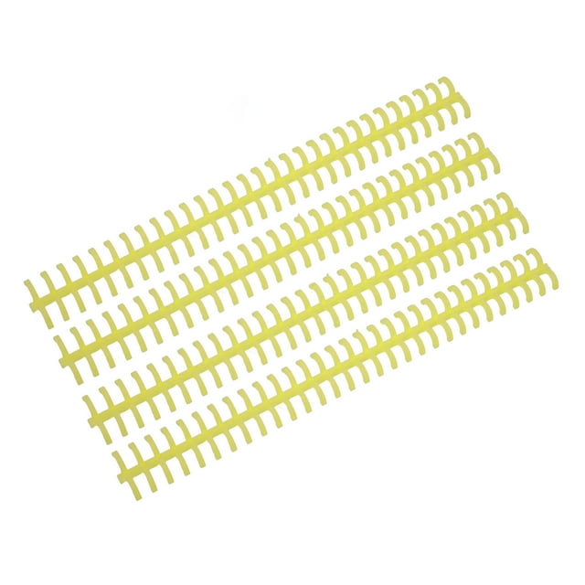 Binding Comb, 10mm 65 Sheet Holdable Binding Spine For School Supplies For Student Yellow