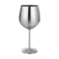 thumbnail image 2 of 500ml Creative 304 Stainless Steel Wine Glasses Set of 4, Unbreakable Silver Wine Glass Unique Metal Wine Goblets for Outdoor Capming and Pool Gift for Wine Lovers, 2 of 2