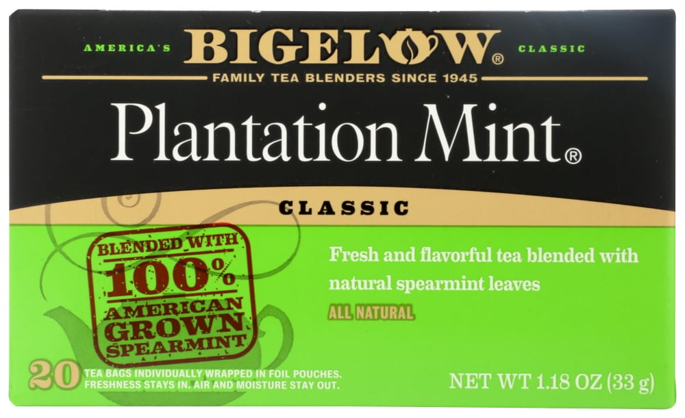 Bigelow Plantation Mint Classic Tea, 20 Count