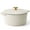 White, variant on Carote 5QT Enamel Cast Iron Dutch Oven Pot for Sourdough Bread Stew Roast, Easy Cleaning, Bluestone