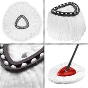 3 Pack Spin Mop Refill - Replacement Head Compatible with O, Microfiber Spin Mop Refills,clean the floor. Easy Floor Cleaning Mop Head Replacement - Bonison