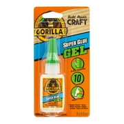 Gorilla Glue Super Glue Clear Gel, 15 Gram (.53 ounces)