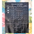 thumbnail image 3 of Summer Vinyl Tablecloth: Beautiful Tropical Flowers on Aqua Blue Background 52" x 70" Inch, 3 of 4