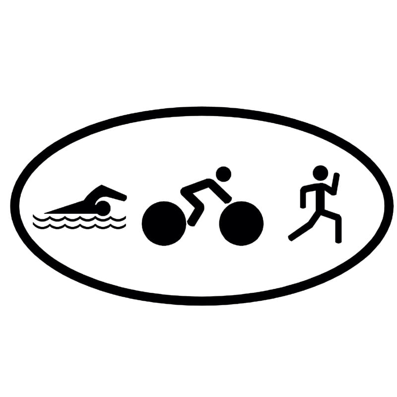 140.6 Decal Sticker Full Ironman Triathlon Cycling *NEW 