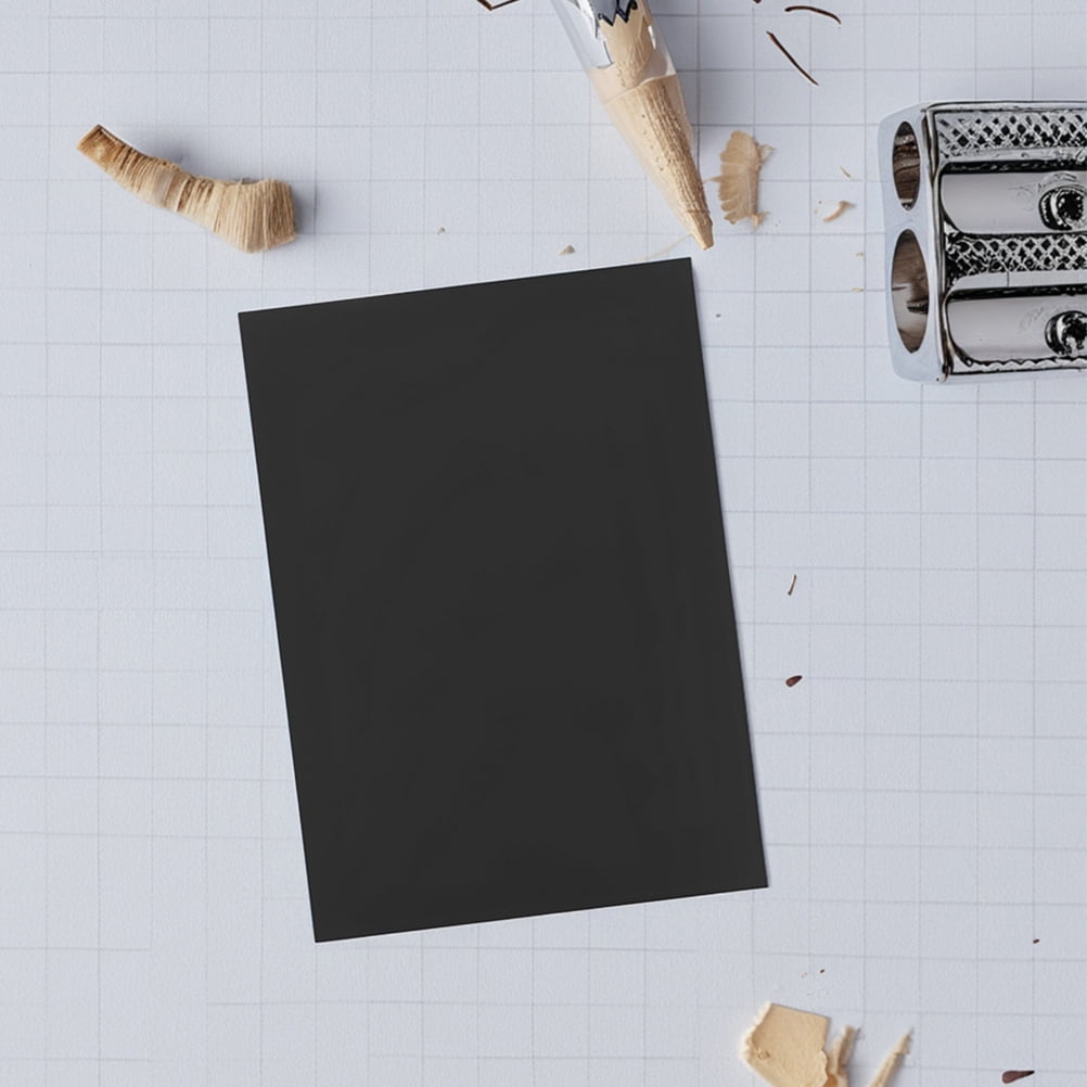 Worgeous 80 Sheets  Black Cardstock Thick Cardstock Paper Heavyweight Construction Paper For Invitations Christmas Cards Menus Decorations Diy Cards Scrapbook Calligraphy