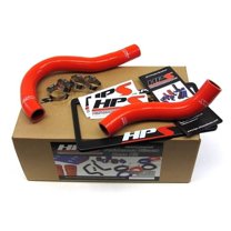 HPS Red Reinforced Silicone Radiator Hose Kit Coolant for Honda 02-05 Civic Si