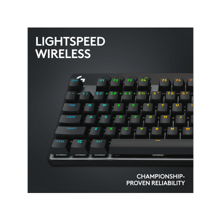 Logitech - PRO X TKL LIGHTSPEED Wireless Mechanical Linear Switch Gaming Keyboard with LIGHTSYNC RGB - Black