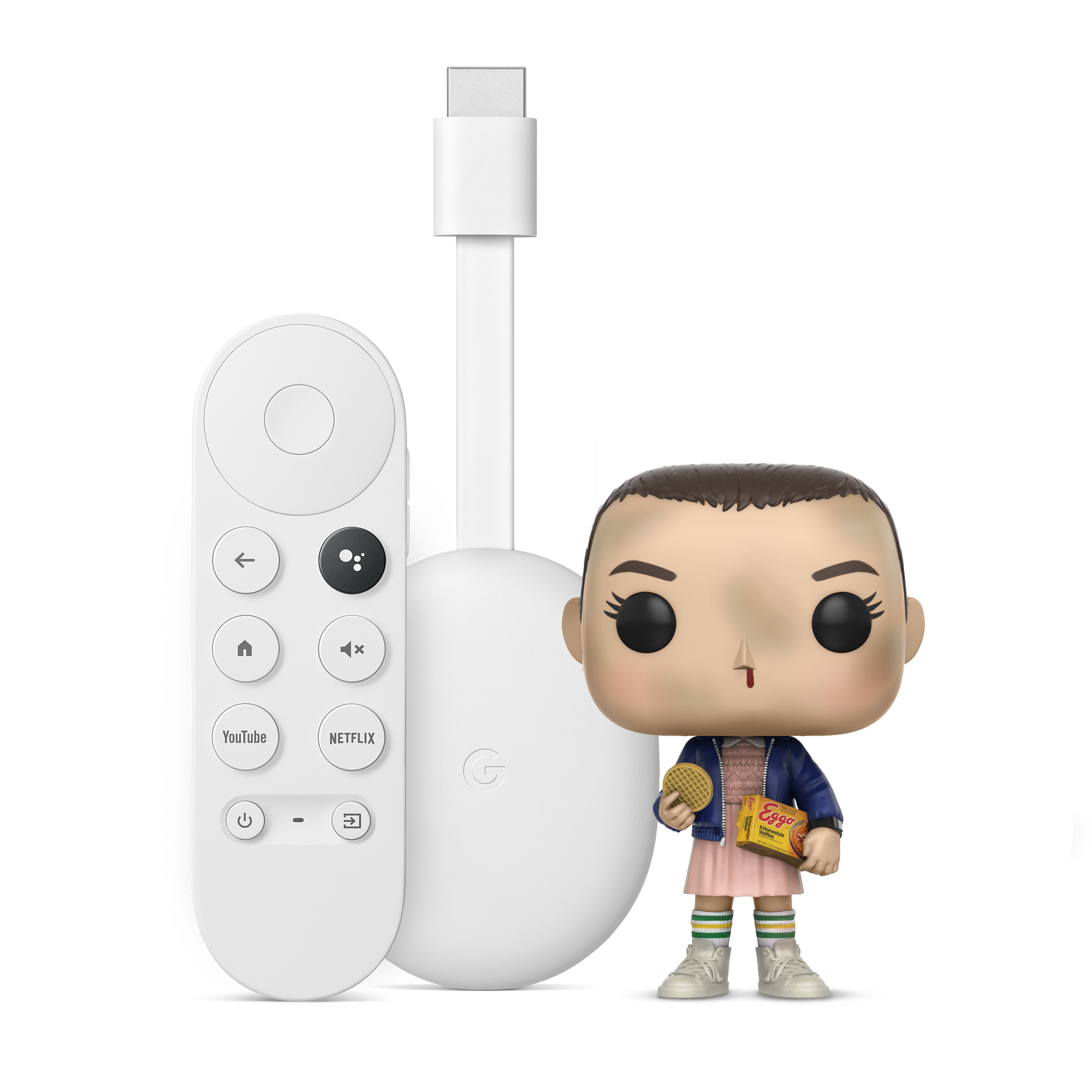 Chromecast with Google TV (4K) Streaming Media Player - with Funko POP! TV Stranger Things Eleven with Eggos - image 5 of 10