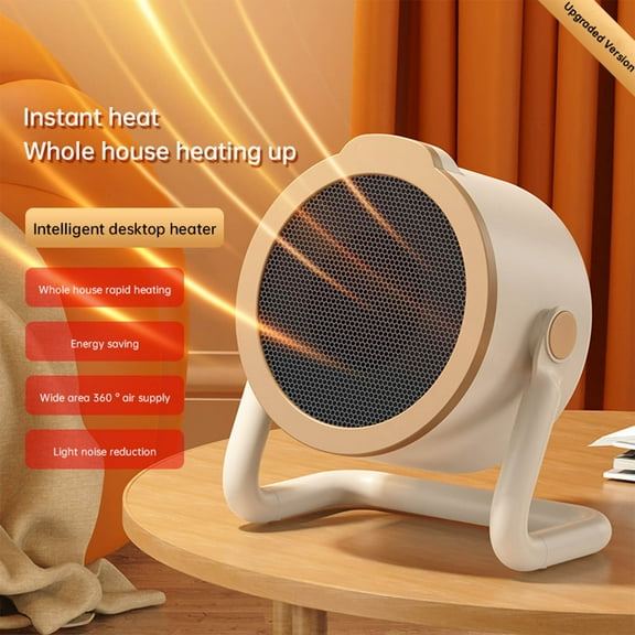 Portable Heater under $5! Cagogo 2025 Compact Desktop Heater, Rapid Heating Personal Warmer, Efficient Home Office Heater, Portable Dorm Room Heater, Energy Saving Electric Heater, Small Space