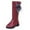 Wine, variant on lnmuld Kids Boots Children Shoes Comfortable Soft Sole Boots Fashion High Boots Girls Princess Boots Size:10.5-11 Years