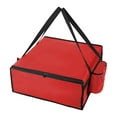 thumbnail image 1 of Bolsa térmica para pizza, calentador de pizza, ideal para uso comercial, compras, exteriores, impermeable, para viajes, catering, bolsa térmica para Rojo S, 1 of 8