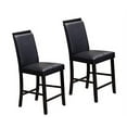 thumbnail image 3 of Kings Brand Furniture Counter Parsons Dining Chairs (Set of 2), Black, 24", 3 of 4