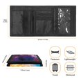 thumbnail image 6 of Chririnla Baseball Pattern Kids Trifold Wallet for Outdoor, Polyester Children's Wallet with Slim Washable Trifold Card Wallet, 6 of 6
