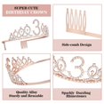 thumbnail image 5 of Decoraciones de 3er cumpleaños para niñas Faja de 3er cumpleaños Corona/Tiara Velas Adornos para pasteles. Regalos de 3er cumpleaños para niñas 3 Decoraciones de cumpleaños para niñas 3 Decoraciones d, 5 of 5