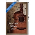 thumbnail image 3 of Music Will Set You Free Wall Poster, 14.725" x 22.375", Framed, 3 of 3