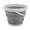 3L Gray, variant on 3L Folding Bucket Portable Folding Silicone Car Wash Outdoor Fishing Travel Bucket Home Storage Collapsible Household Items