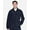 Navy, variant on Harriton M990T Men's Tall Full-Zip Fleece-Black-XLT