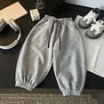 thumbnail image 2 of SJLDQY Boys Joggers Casual Wide Leg Sweatpants for Boys High Elastic Drawstring Waist Sweat pants with Pockets, 2 of 3
