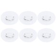 thumbnail image 1 of Parches de PVC duraderos con hebillas de acero inoxidable para inflables, juego de 6 almohadillas para aros de goma para embarcaciones marinas de color blanco, 1 of 8