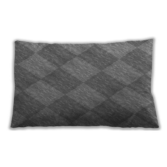 Ahgly Company Outdoor Rectangular Contemporary Lumbar Throw Pillow, 13 inch by 19 inch